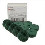3M Set 10 discuri Roloc Bristle Verzi 50mm 3M (075243M)