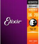 Elixir Nanoweb Bronze 16-70 - Set corzi chitara acustica bariton (3313211306)