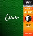 Elixir Nanoweb El Bass 4 Strings XLong 45-105 - Set corzi chitara bass (3313214087)