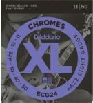D'Addario ECG24 Chromez Jazz LT - Set Corzi Chitara - 11-50 (ECG24)