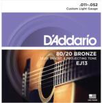 D'Addario EJ13 80/20 Bronze - Set Corzi Chitara Acustica 11-52 (EJ13)