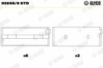 GLYCO főtengelycsapágy GLYCO H1096/5 STD