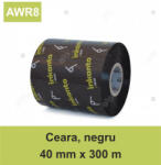 inkanto Ribon ARMOR Inkanto AWR8, ceara (wax), negru, 40mmX300M, OUT (MA30011384)
