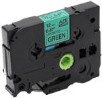 AIMO Banda laminata compatibila Brother TZe-731, 12 mm, negru pe verde, pentru codificare vizuala, echipamente si identificare rapida (BHATZE731)