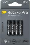 GP Batteries Baterii reincarcabile GP ReCyko Pro AAA 800mAh (R03), ambalaj reciclabil 4pcs (GPRHCH83B224) Baterie reincarcabila