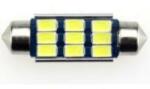 Life Light Led Autós led Sofita Canbus rendszám világítás, 9 led, 39 mm, 200 Lumen, 5730 chip, 2, 5W, hideg fehér (LLASOFITACAN9L39MMSCW)