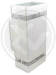 Masterled Homlokzati lámpatest GU10 Hana, fehér négyzet (V0269)