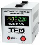 Ted Electric Stabilizator retea maxim 1000VA-AVR LCD 1 iesire schuko TED1000NEW