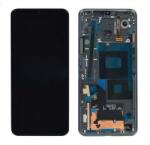  NBA001LCD097153 LG G7 ThinQ fekete OEM LCD kijelző érintővel kerettel, előlap (NBA001LCD097153)