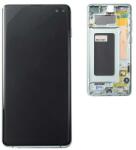  NBA001LCD097126 Samsung Galaxy S10 Plus kék OEM LCD kijelző érintővel kerettel, előlap (NBA001LCD097126)