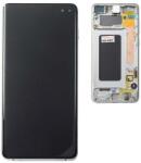  NBA001LCD097127 Samsung Galaxy S10 Plus fehér OEM LCD kijelző érintővel kerettel, előlap (NBA001LCD097127)