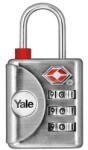 Yale YTP1/32/119/1 számkombinációs bőrönd lakat (ezüst)