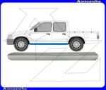 TOYOTA HILUX 1984.09-1996.12 Küszöb alsó rész oldalfüggetlen "2000mm" (külső javítólemez) POTRYKUS P817441-2