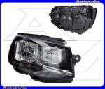 VW TRANSPORTER T6 2015.07-2019.07 /SH, SG/ Fényszóró jobb (H4) fekete házas, nappali fénnyel, motorral TYC 20-15235-05-2