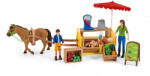 Schleich Set Schleich 42528, Stand mobil pentru vanzarea produselor (42528S) Figurina