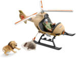 Schleich Set Schleich 42476, Salvarea animalelor cu elicopterul (42476S) Figurina