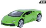 Welly Makett autó, 1: 34, Lamborghini Huracan kupé, zöld