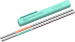 Asobu Сламки за многократна употреба Asobu Еco Friendly Reusable Straws Ps2 - цвят мента/корал (PS/2 MINT/COREL)