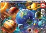 Educa Puzzle Solar System Educa 500 piese și lipici Fix puzzle de la 11 ani (EDU18449) Puzzle