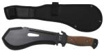 MFH Macetă Extreme neagră cu husă și fierăstrău, 39cm