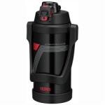 Thermos Vákuum szigetelt sport termosz fogantyúval - 2000 ml - Fekete színben