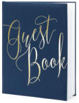 PartyDeco S. r. o Vendégkönyv 20x24.5cm, sötétkék, 22 lapos