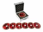  TLS K-PRO 6 db d125 mm vágókorong - alumínium koffer
