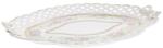 INART Platou Portelan Flowers Pink-Golden 29 cm (3-60-802-0059) Tava