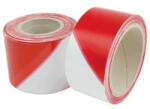 DSH Banda Semnalizare Alb-Rosu (Alege (Latime x Lungime Banda): 50 mm x 100 m) (VEN-340659)