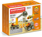 Clics Toys Set magnetic Magformers, Uimitorul set de construit pe santier (clic_717004)