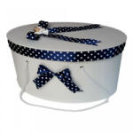 Produs vandut si livrat de S. C. Denikos Creativ S Cutie trusou botez fundite bleumarin cu buline si ingeras, Denikos® 6