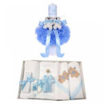 Produs vandut si livrat de S. C. Denikos Creativ S Trusou botez ursulet si lumanare pentru baietel, bleu, Denikos® 97