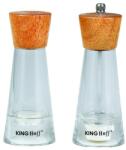KING Hoff Set rasnita si solnita KingHoff, lemn si plastic, mecanism ceramica (KH-4680)