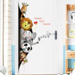  Sticker perete / Usa Happy Animals