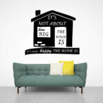  Sticker perete It s not about how big the house is