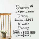  Sticker perete Family is Blessing