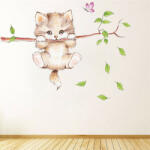  Sticker perete Cat in the tree