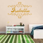  Sticker perete personalizat My Name Girl 15