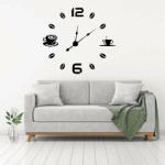  Sticker decorativ ceas Coffee