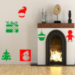  Sticker decorativ Set Decoratiuni Craciun