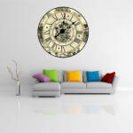  Sticker decorativ ceas vintage cu cifre romane