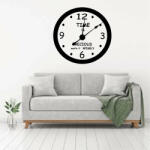  Sticker decorativ ceas Timpul este Pretios
