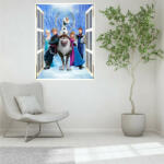 Sticker perete Frozen 3D 50 x 70 cm