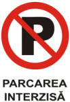 Sticker Indicator Parcarea Interzisa