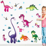  Sticker perete Dinosaurs