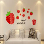  Sticker acrilic 3D Strawberry 67x160cm