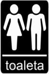  Sticker Indicator Toaleta mixta