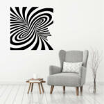  Sticker perete Optical Illusion Square