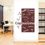  Sticker perete Cappucino, espresso, latte