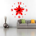  Sticker decorativ ceas Floare